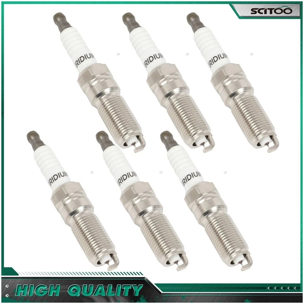 Set of 6 Iridium Spark Plugs for Ford F-150, Expedition, Lincoln Navigator (V6 3.5L)