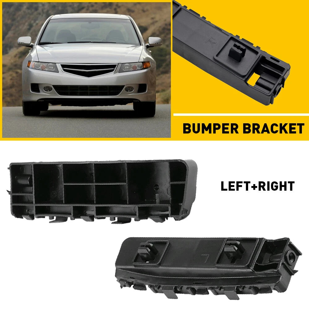 Set of 2 Front Bumper Headlight Retainer Brackets for Acura TSX (2009–2014)