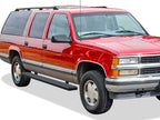 iBoard Running Boards for Chevy Suburban (1992-1999) - 6 Inch Matte Black