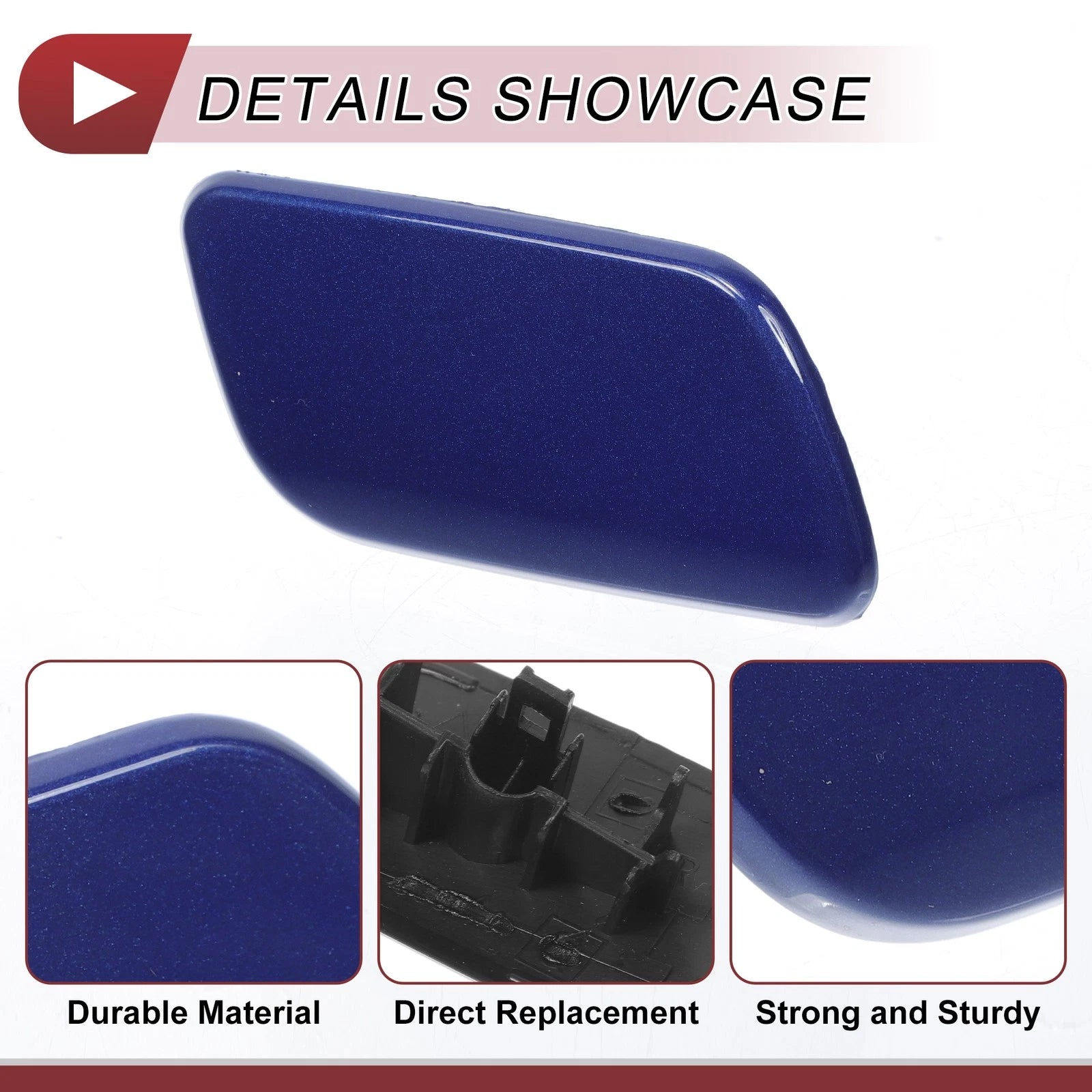 Front Right Washer Nozzle Cover Cap for Subaru Forester (2016–2018) Blue