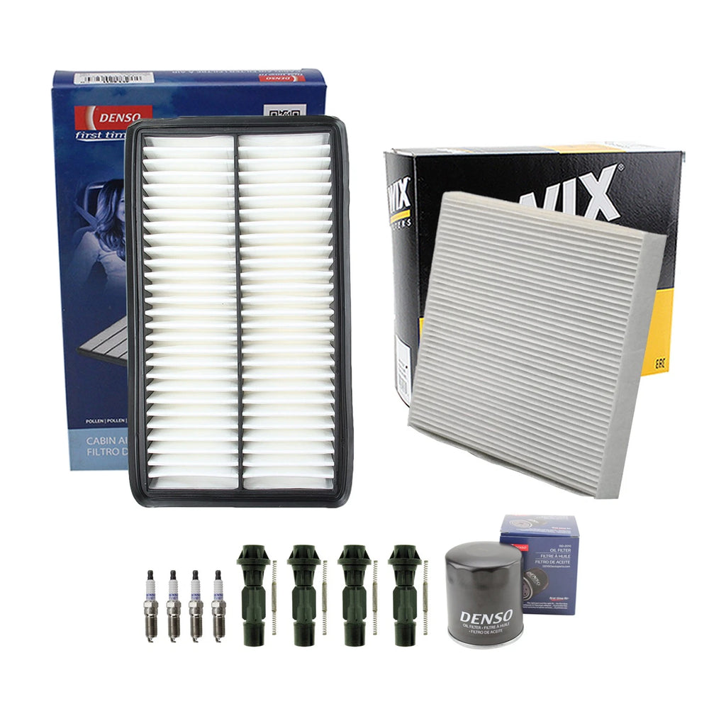 Denso Tune Up Kit & NGK Spark Plug Boot Kit for Mazda CX-7 (2010–2012)