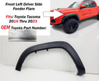 Front Left Fender Flare Wheel Arch Molding for Toyota Tacoma (2016–2023) 7587204070