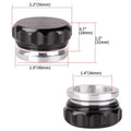 2 Inch Aluminum Weld On Filler Neck and Cap for Oil Fuel Water Tank
