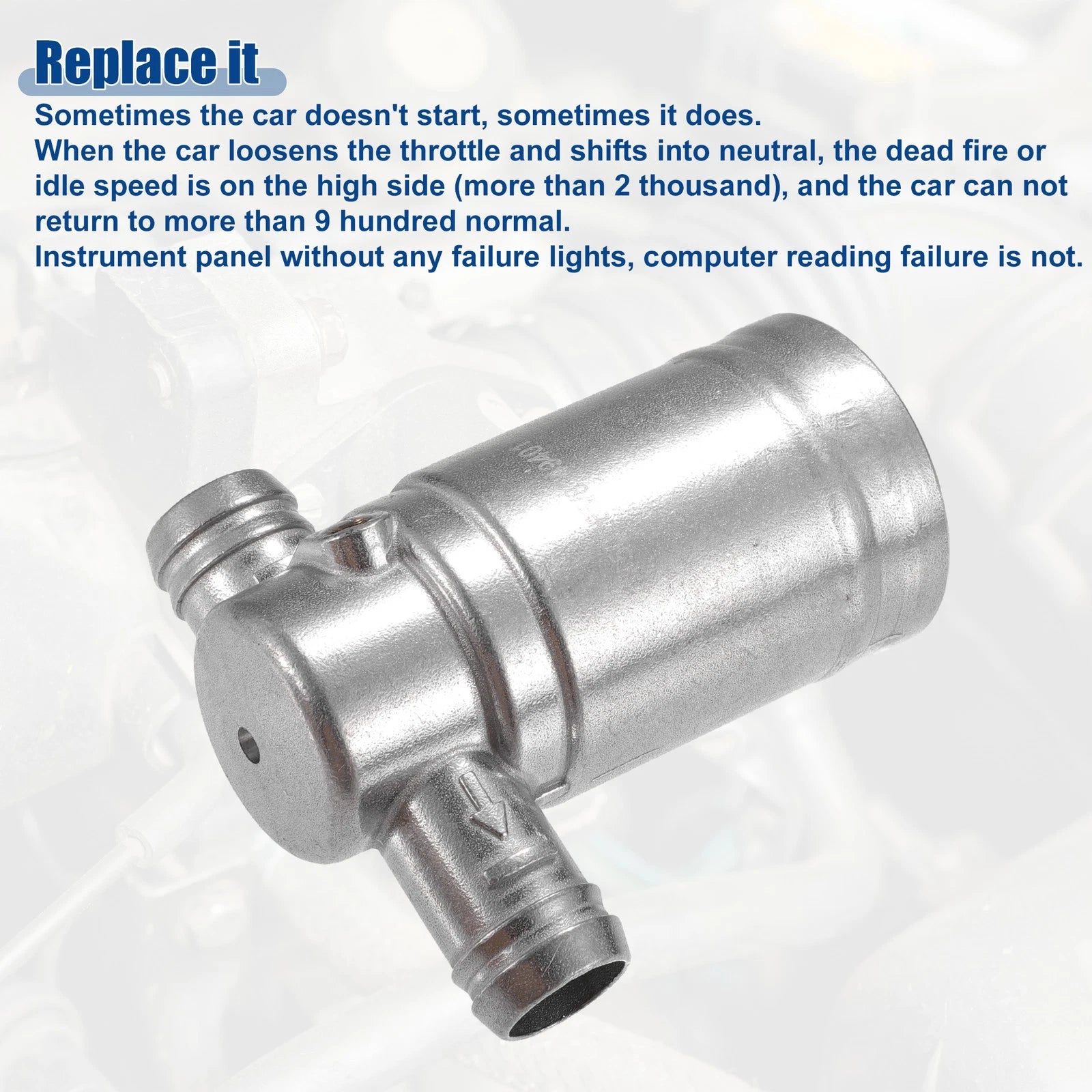 Idle Air Control Valve No.A0001412225/46127238 for Mercedes-Benz 190E (1982–1993)