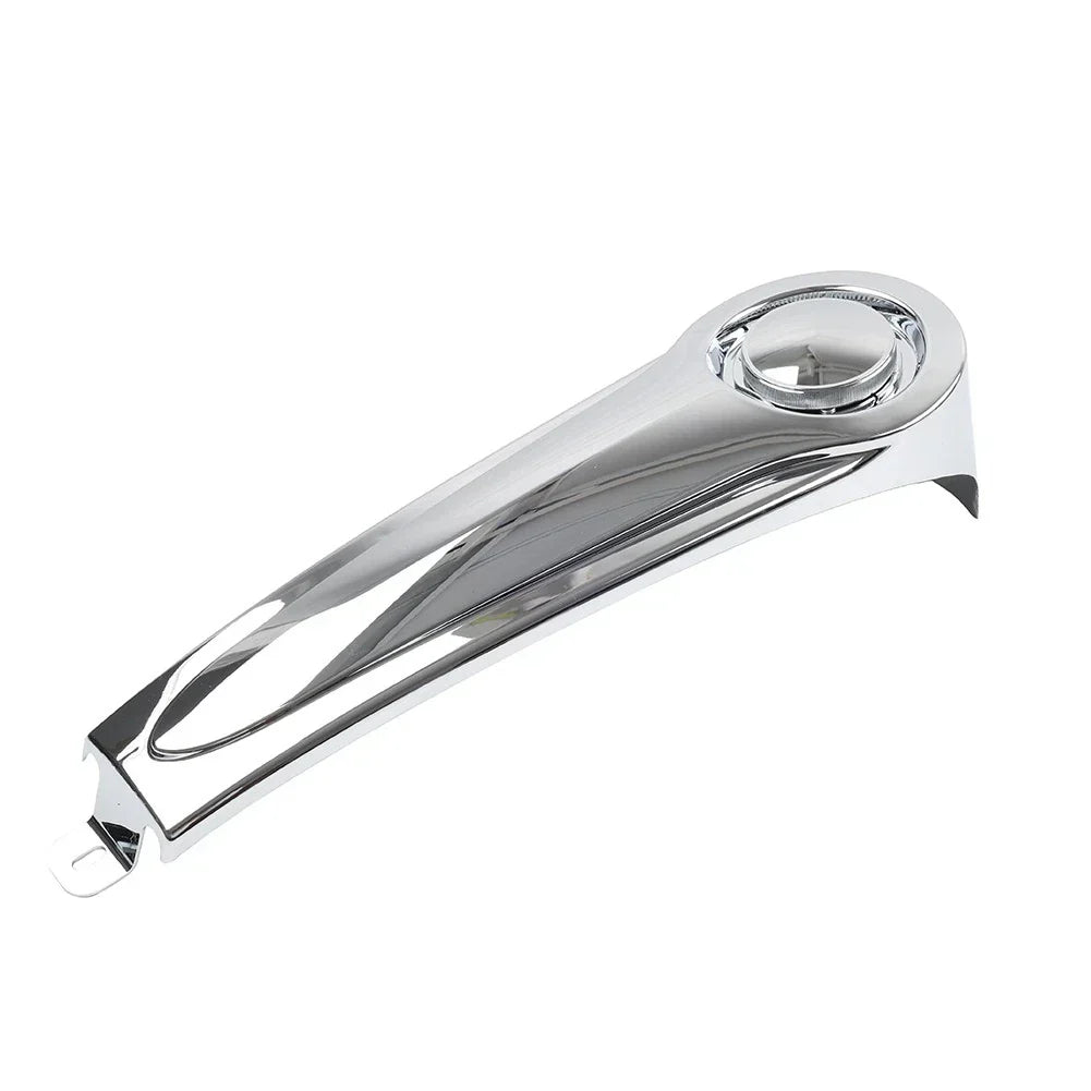 Chrome Stretched Dash Fuel Tank Console Panel for Harley Touring Baggers (1986-2007)