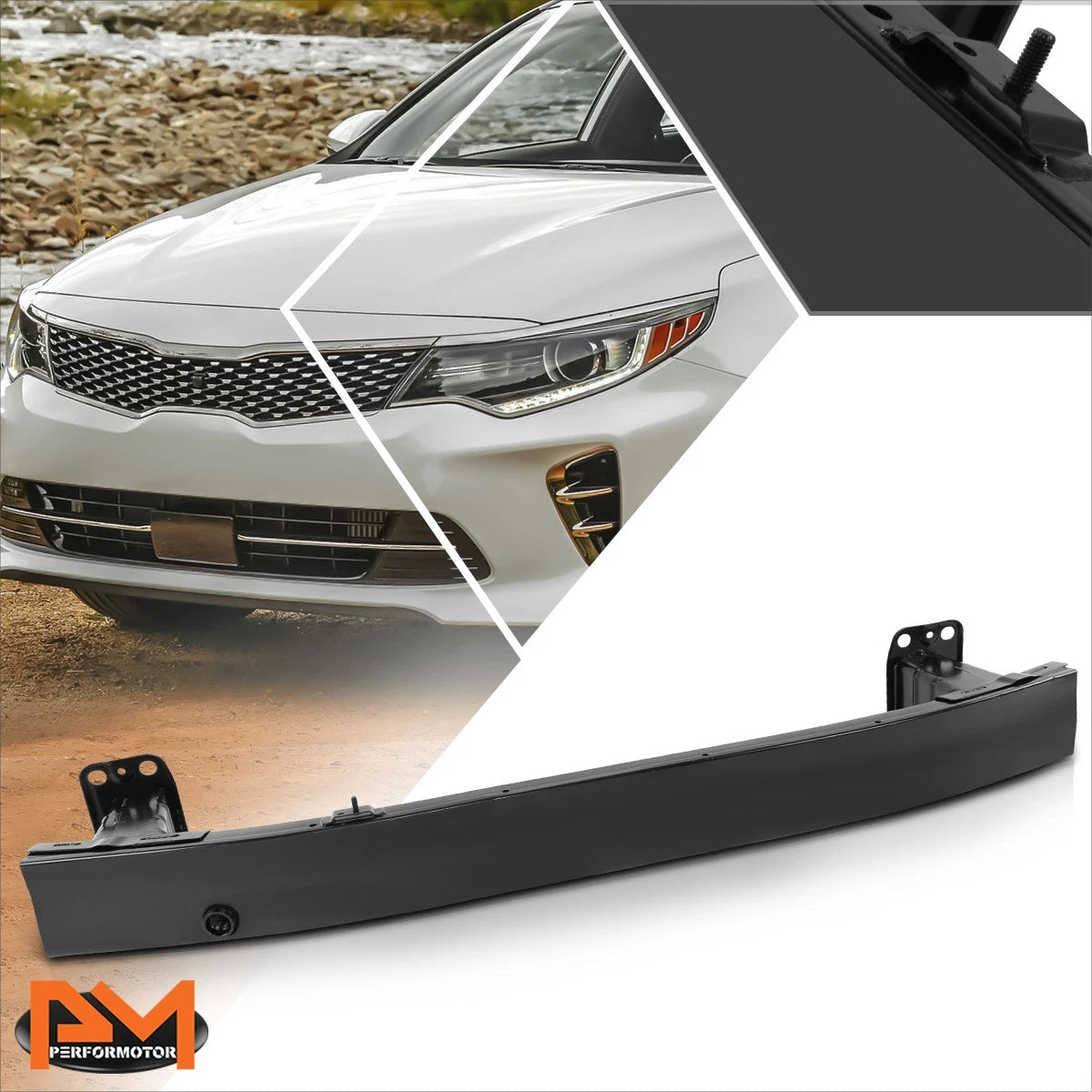 Front Bumper Reinforcement Impact Absorber Bar for Kia Optima (2016–2018)