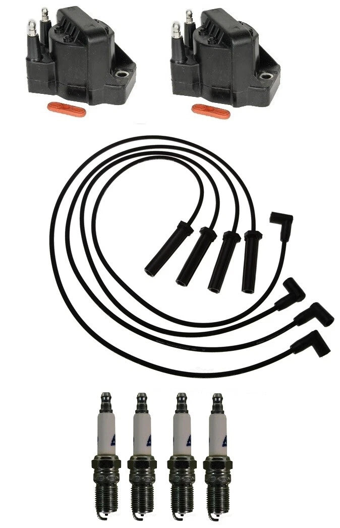 2X Ignition Wires Coils & 4 Spark Plugs Kit ACDelco for GMC Sonoma (1998)