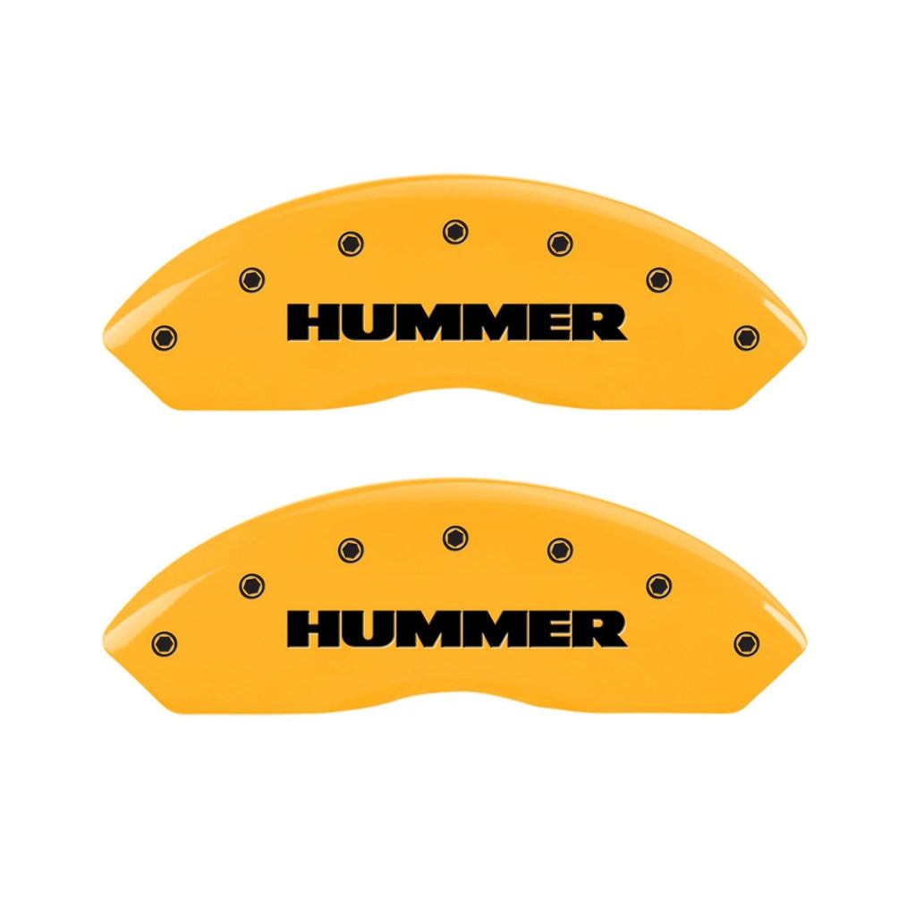 Set of 4 Caliper Covers Yellow Replacement for 2006–2010 Hummer H3