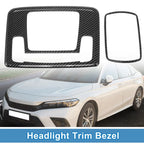 Car Headlight Trim Bezel for Honda Civic 11th Gen (2023-2024)