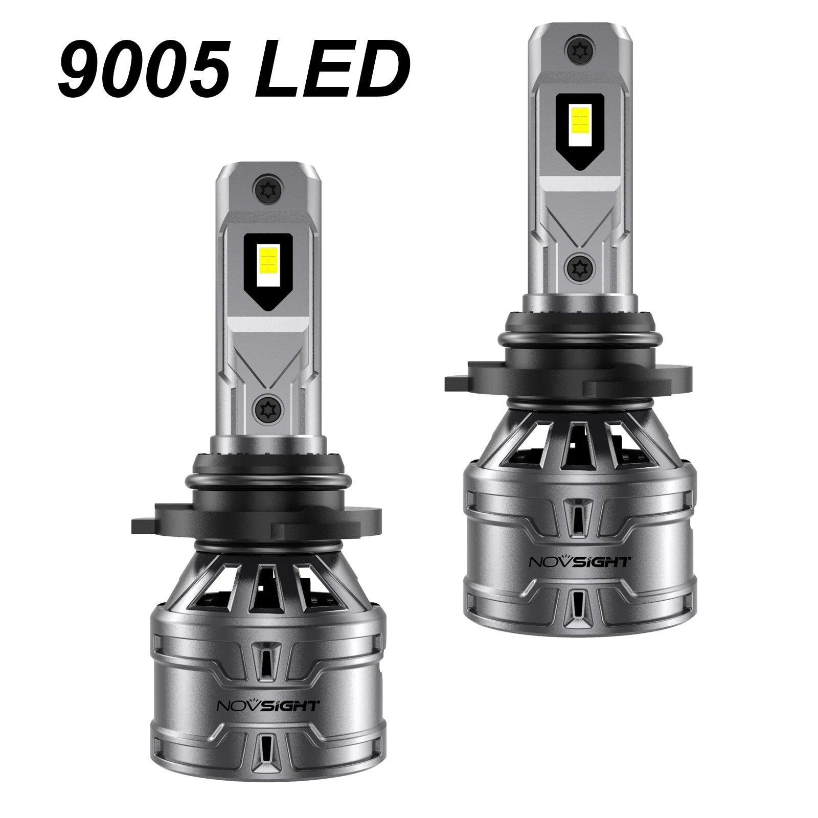 2X 9005 LED Headlight Bulbs for