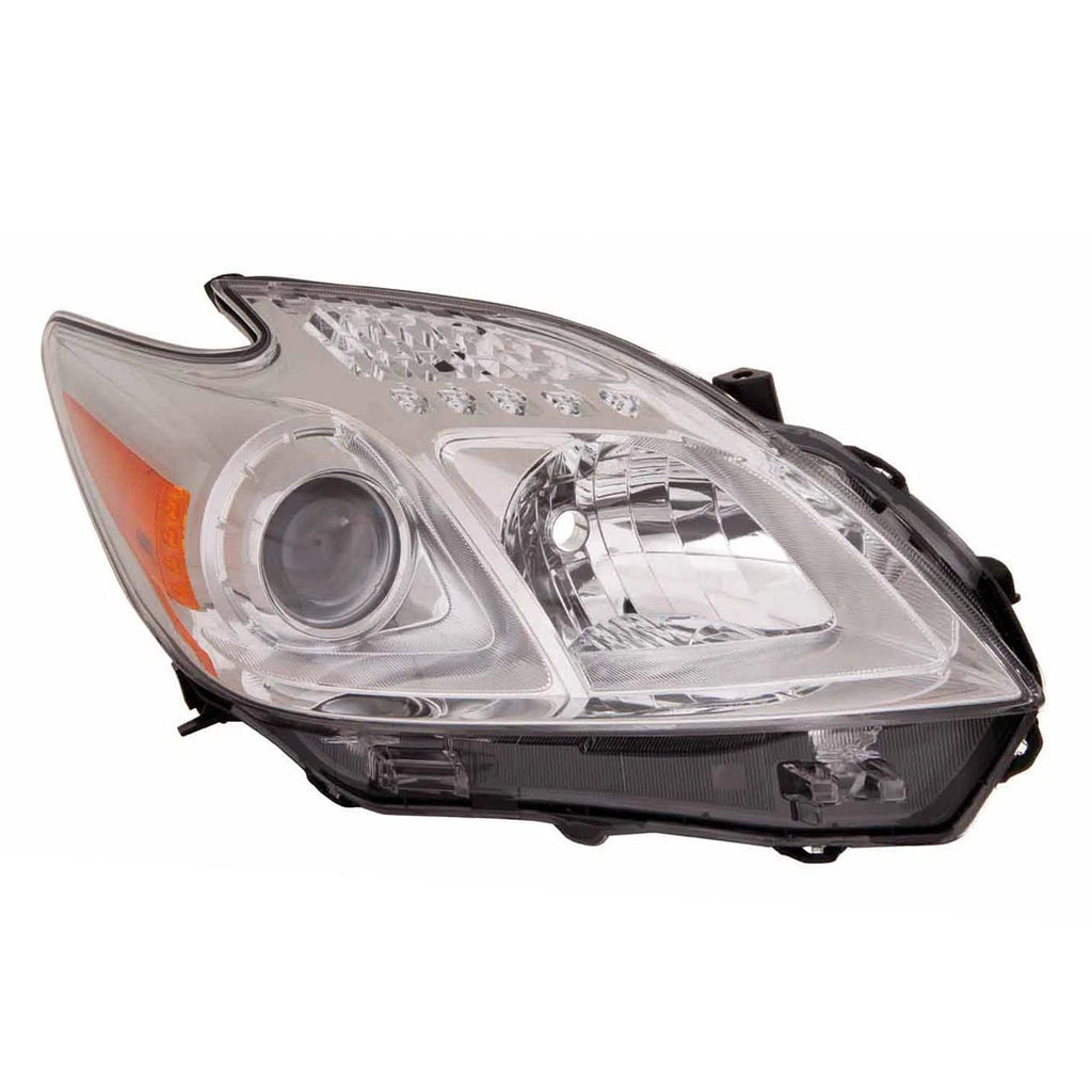 Passenger Side Halogen Headlight Lens Housing Replacement for Toyota Prius (2012–2015)