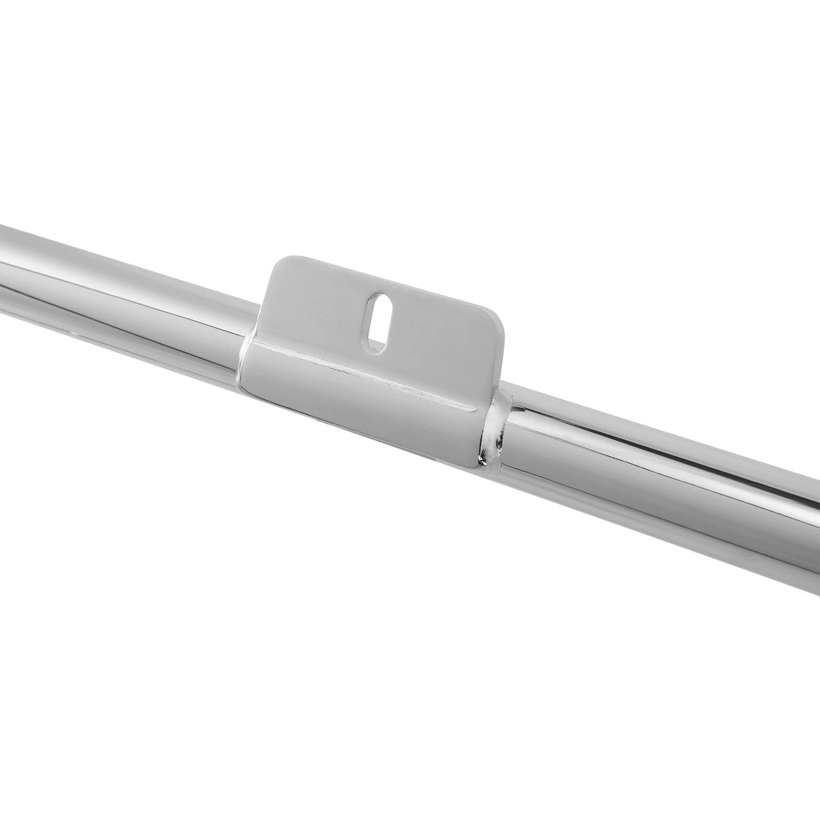 Chrome Square Curved Engine Guard Crash Bar for Harley Softail Fatboy (2000–2017)