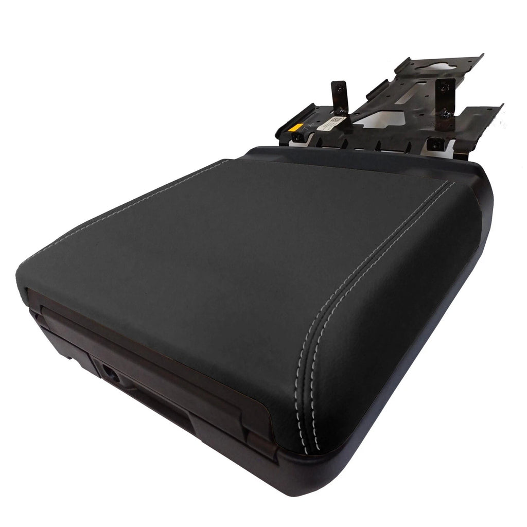 Console Armrest Cover for Ford F150 XLT (2021–2024) Gray Stitch