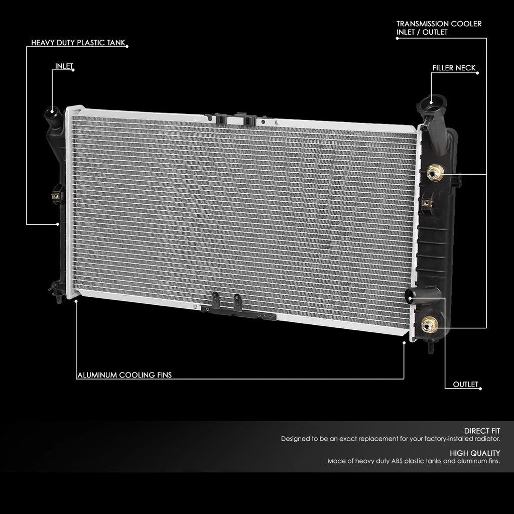 Aluminum Radiator for Buick Regal/Chevy Monte Carlo (1994–1996) DPI 1518