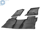 Set of 3 TPE Floor Mats for Silverado Sierra 1500 2500 (2014–2019)