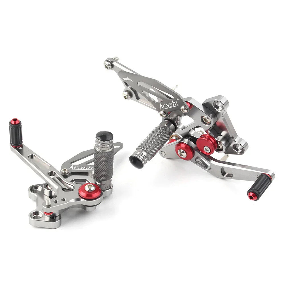 Aluminum Rear Foot Pegs  Left & Right for Kawasaki Ninja 250R (2008-2012)