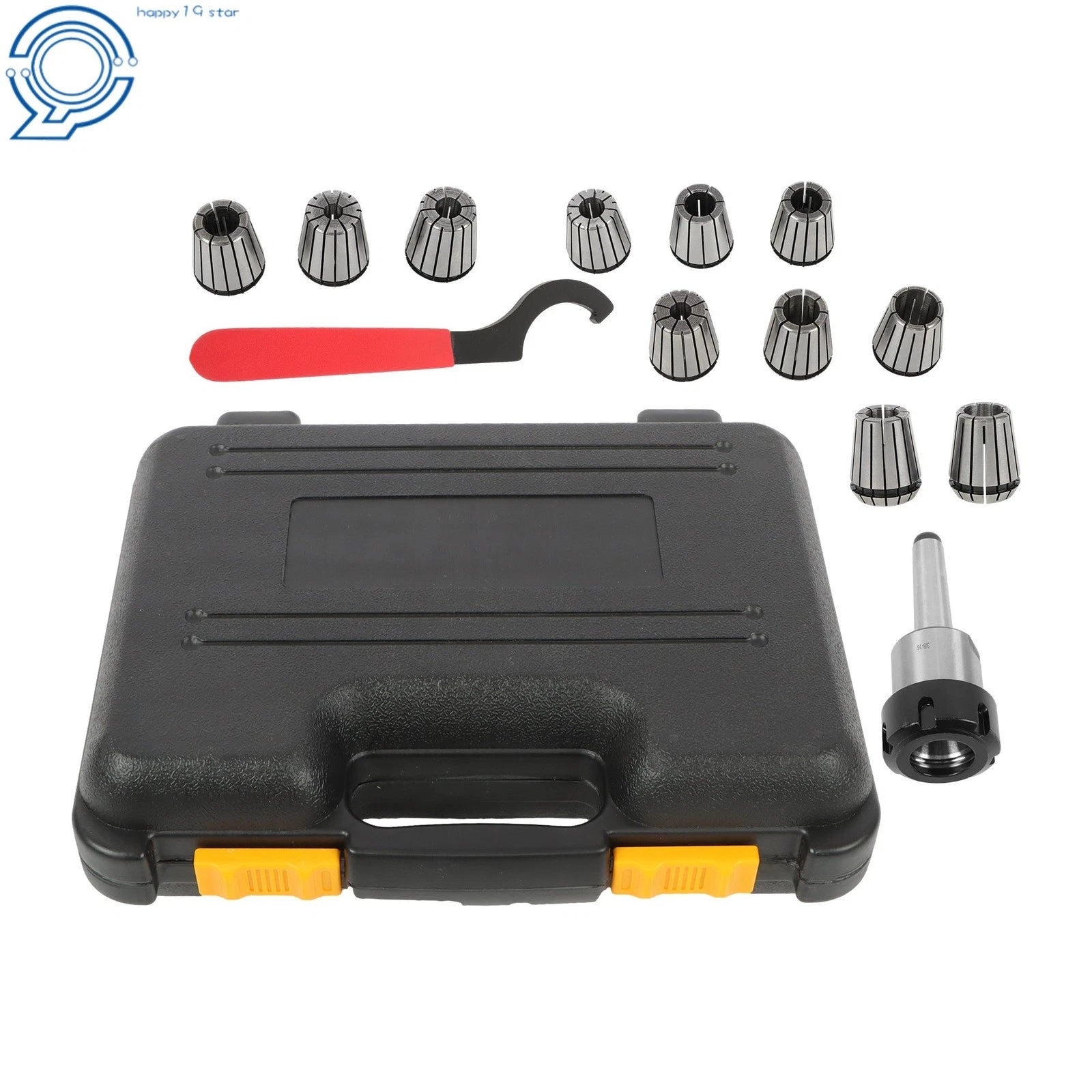 Set of 11 ER32 Collets for MT2 Arbor (1/8 Inch to 3/4 Inch)