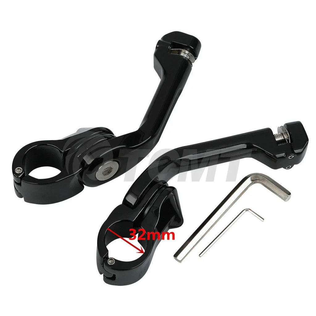 1 1/4" Passenger Floorboard Highway Foot Pegs for Harley Touring (1993-2025)