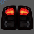 Set of 2 Tail Lights for Dodge Ram 2500 3500 (2019–2023) with Black Trim