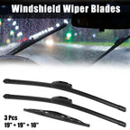 Set of 3 Windshield Wiper Blades for Mazda Tribute (2001–2006)
