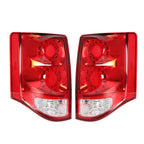 Set of 2 LED Red Lens Tail Lights for Dodge Grand Caravan (2011–2020)