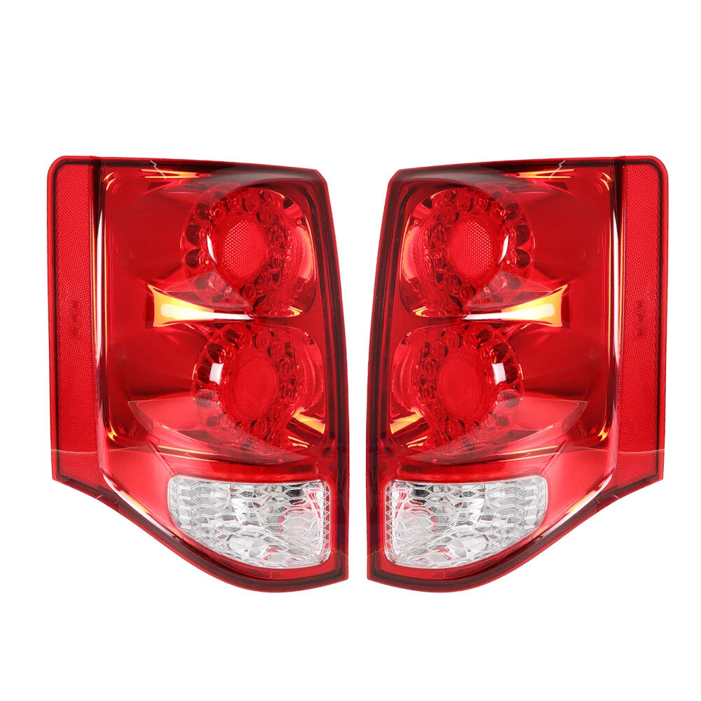 Set of 2 LED Red Lens Tail Lights for Dodge Grand Caravan (2011–2020)