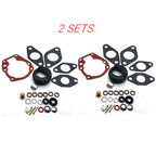 2X Carb Repair Rebuild Kit for Johnson Evinrude 1.5hp 2hp 3hp (18-7043)