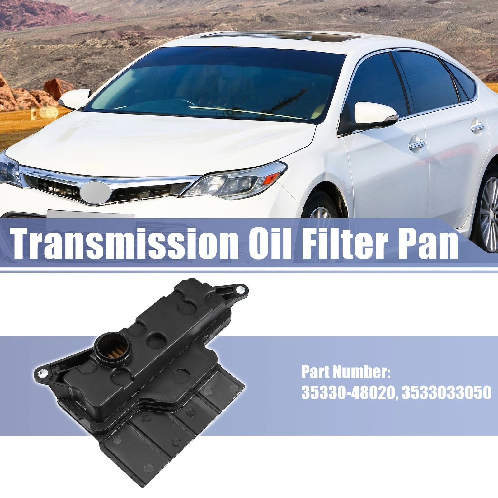 Transmission Filter Oil Pan Gasket Assembly for Toyota (2000–2023) 35330-48020