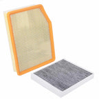 Cabin & Engine Air Filter Kit for Chevrolet GMC 2.7L - 6.6L (CF185 A3244C)