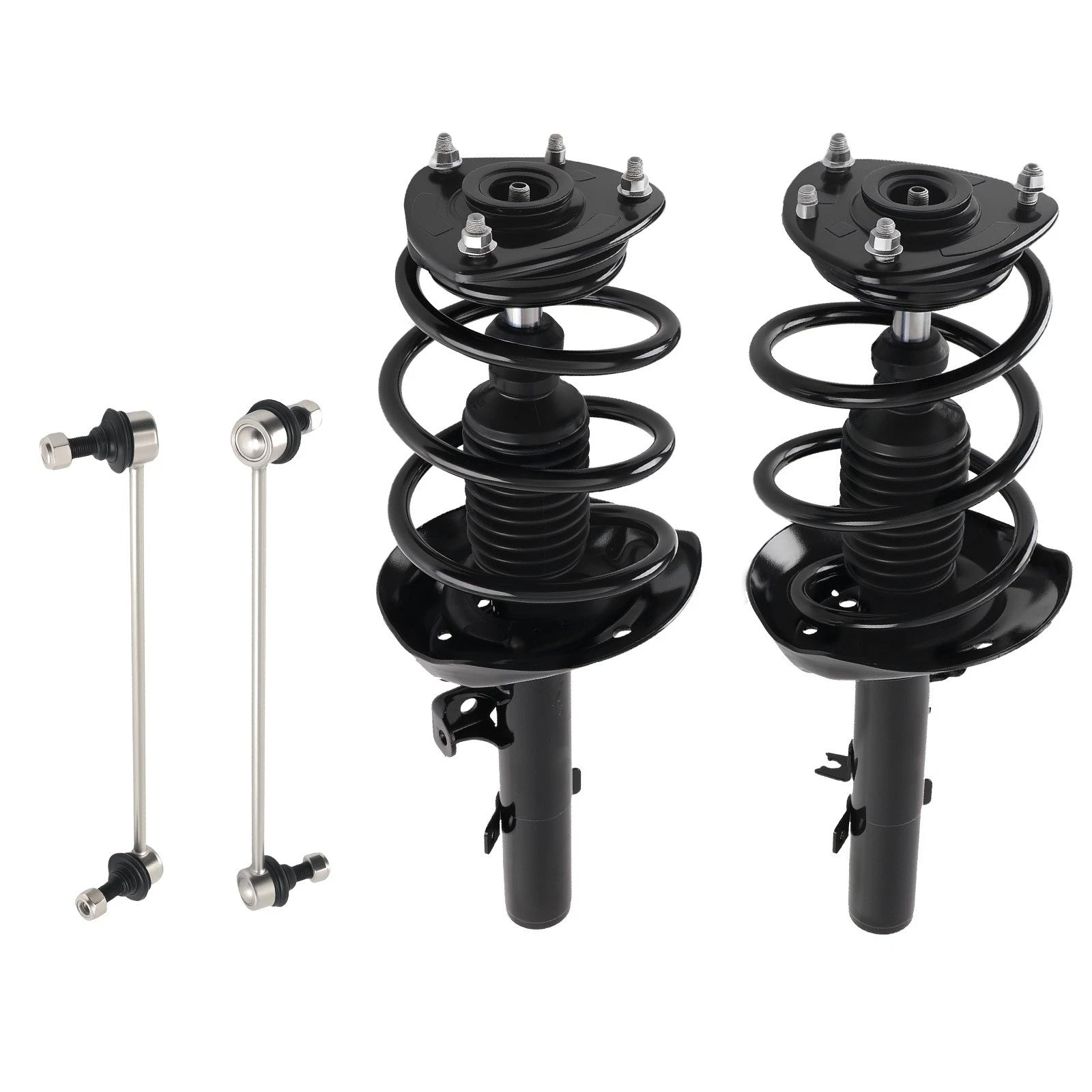 Front Struts w/ Coil Spring Sway Bar Link Kit for Honda Accord (2013–2017)