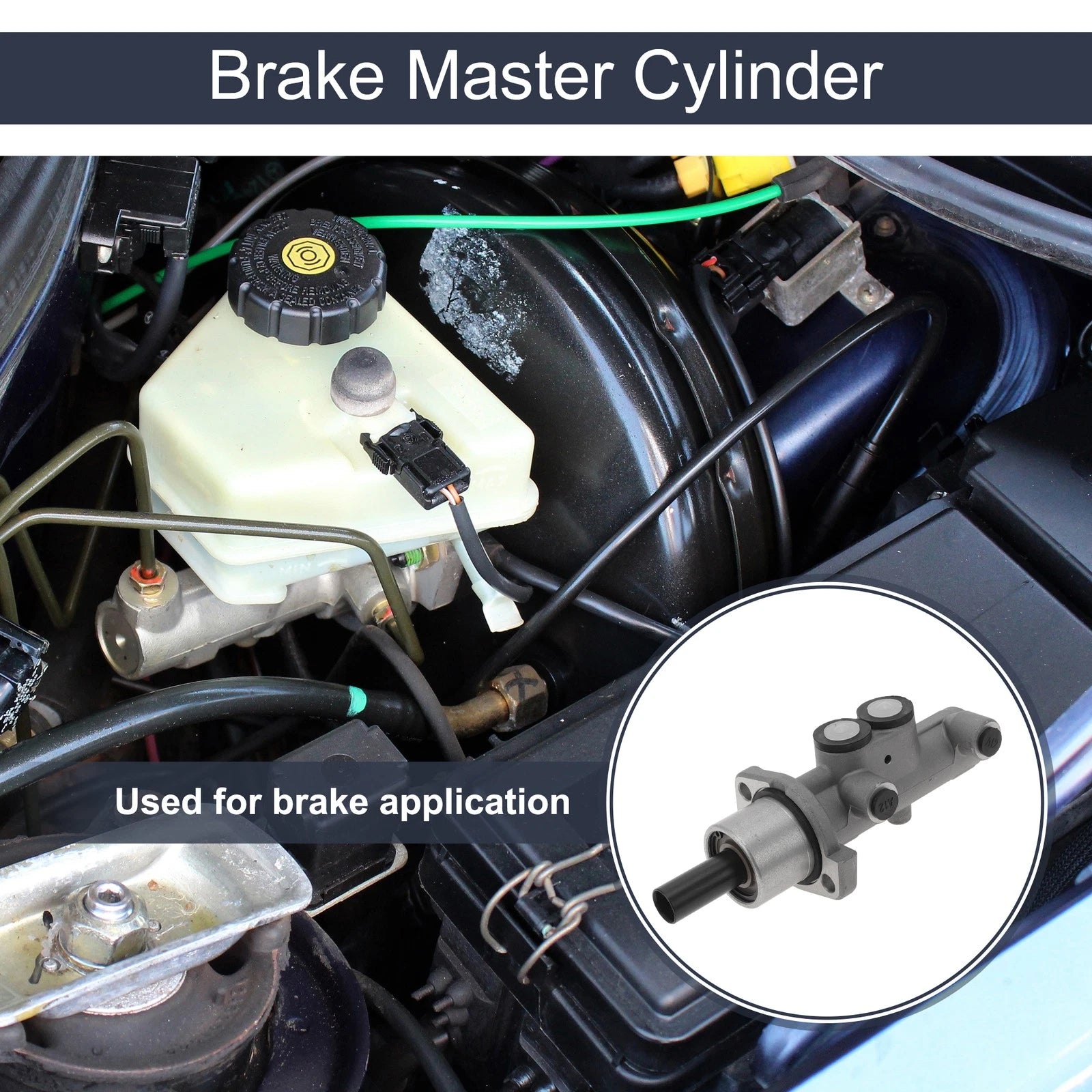 Brake Master Cylinder with Reservoir No. 1J1614019 for Volkswagen Jetta (1999–2006)