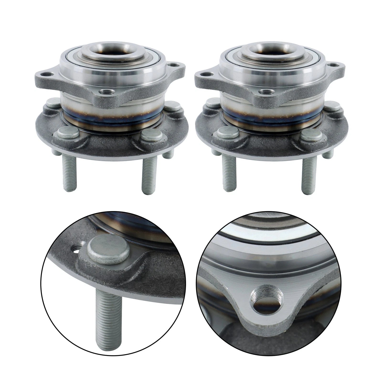 Set of 4 Front Wheel Hub Bearings for Hyundai Veracruz & Kia Sorento (2007–2015)