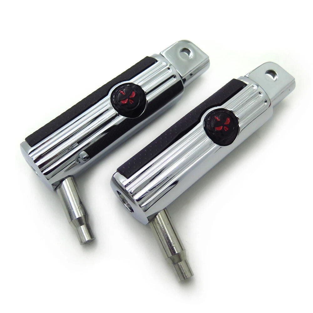 Chrome Footpegs for Honda Interceptor VFR800 (2000–2009)