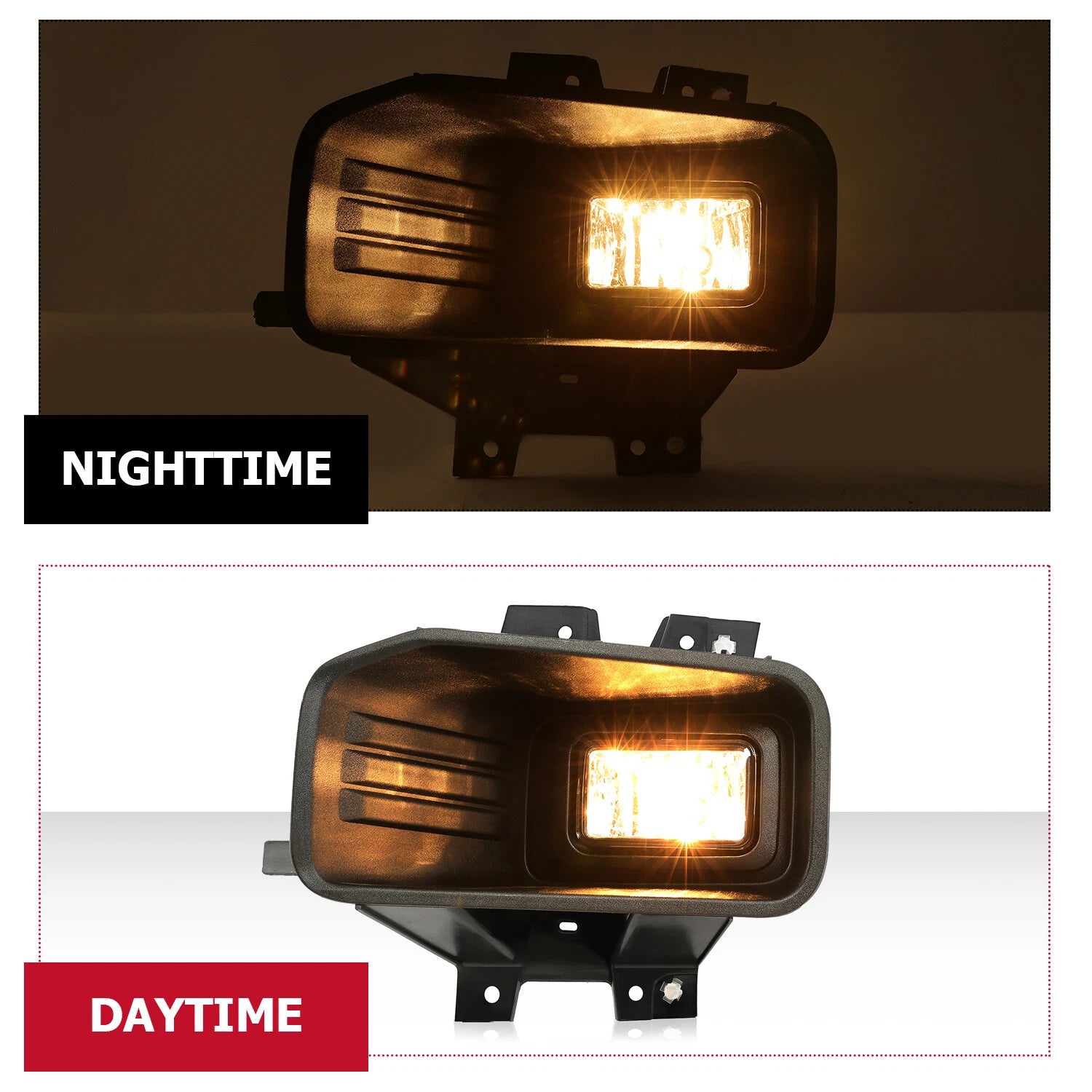 Set of 2 Halogen Fog Lights for Ford F150 (2018–2020) W/Bulbs