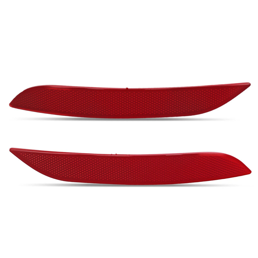 Set of 2 Bumper Reflectors for BMW X1 (2013–2015) Red Gray