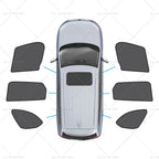 6x Car Window Sun Shades for Mazda CX-9 (2016–2025) UVA & UVB Protection