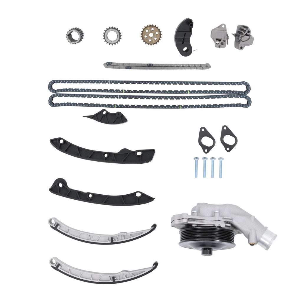Water Pump Timing Chain Kit for Jaguar Land Rover XF XJ F-Type (2010–2019)
