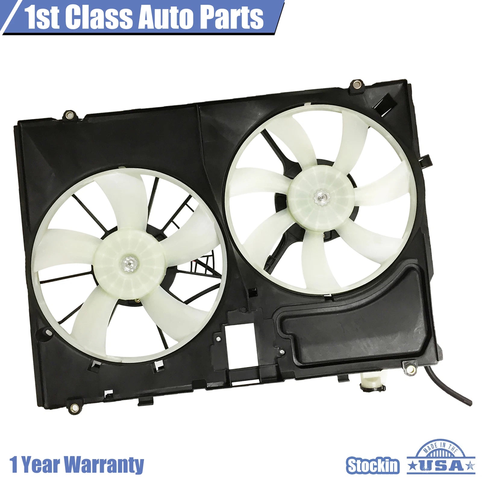 Radiator and Condenser Fan Assembly for Toyota Sienna (2006)