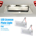 White LED License Plate Light for BMW X5 (2002 - 2006)