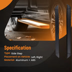 Side Steps for Chevrolet Traverse (2018–2023) Running Boards Nerf Bars