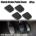 Set of 4 Anti-Slip Clutch Brake Pedal Covers for Toyota 4Runner (1984–2001)