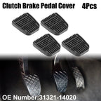 Set of 4 Anti-Slip Clutch Brake Pedal Covers for Toyota 4Runner (1984–2001)