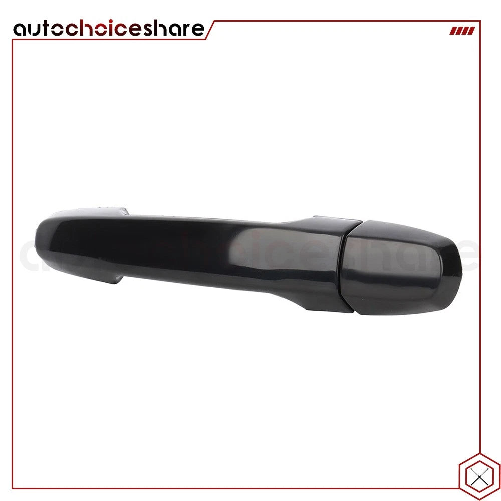 Set of 2 Black Exterior Door Handles for Toyota Corolla (2003–2013)