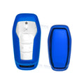 Blue 5-Button Remote Smart Key Cover Case Shell for Ford Mustang Lincoln MKZ (2010–2016)