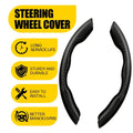Carbon Fiber Steering Wheel Booster Cover for Universal Fit (V)