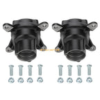 2 Front Wheel Hubs Kit for Polaris Xplorer Worker Big Boss Ranger Sportsman 500 (1996–2007)