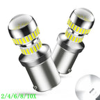 Set of 2 White CANBUS LED Backup Reverse Lights for