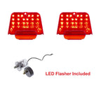 LED Tail Light Lamps w Flasher for 1962–1964 Chevy II Nova
