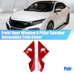 Front Door Window A Pillar Speaker Trim Cover for Honda Civic (2016–2021)
