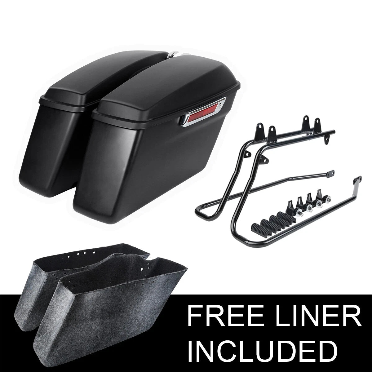 Saddlebag Conversion Bracket for Harley Softail Fatboy (1984–2017)